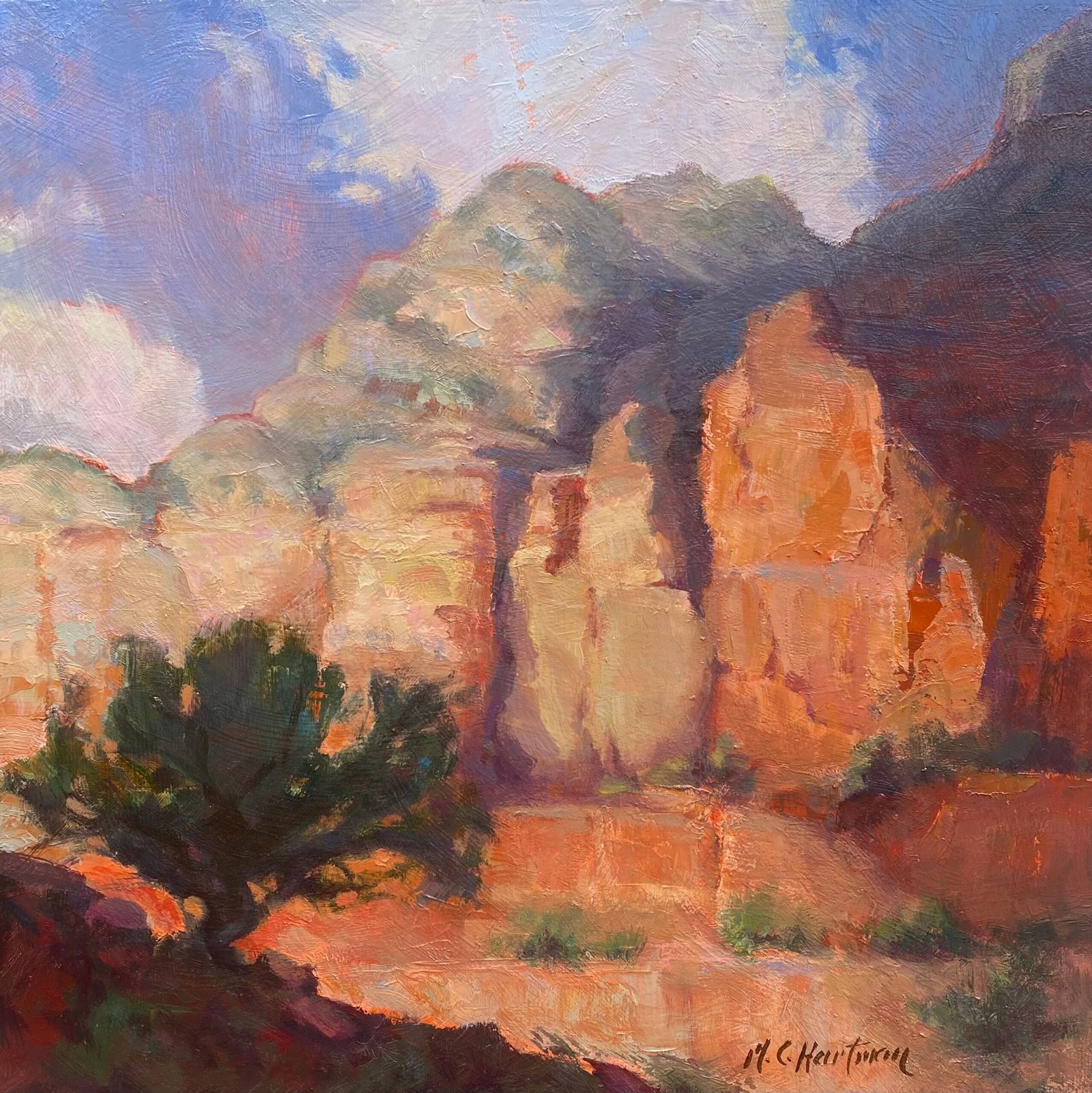 Sedona Open Studios Tour melanie hartman sedonadreamin oil scaled