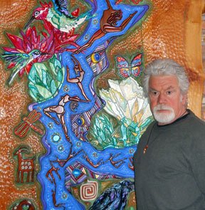 20140226_David_Fischel_with_Blue_Ribbon_painting