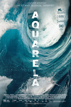 “Aquarela” takes audiences on a deeply cinematic journey through the transformative beauty and raw power of water. Captured at a rare 96 frames-per-second, the film is a visceral wake-up call that humans are no match for the sheer force and capricious will of Earth’s most precious element.