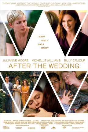 “After the Wedding” features an award-winning ensemble cast including Julianne Moore, Michelle Williams and Billy Crudup. The joyful wedding event becomes a catalyst for a revelation that upends the lives of both women, and the people who love them most.