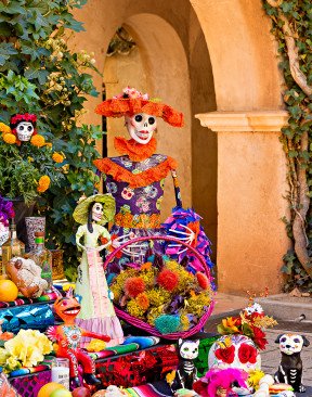 Check out the Mercado along Calle Independencia for all things Muertos. Credit: Derek von Briesen