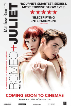 Matthew Bourne’s “Romeo and Juliet” is a timeless story of forbidden love, repressed emotions and teenage discovery, filmed live at Sadler’s Wells in London especially for cinemas.