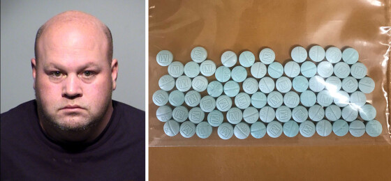 Jerry Michael Allen; Fentanyl pills recovered during booking search