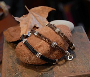 Horsehair jewelry by Jennifer Inge