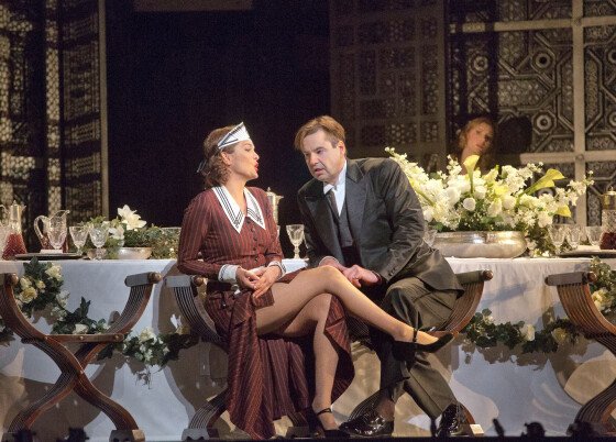 Richard Eyre’s elegant production, which opened the Met’s 2014-15 season, sets the action of Mozart’s timeless social comedy in a manor house in 1930s Seville. Ildar Abdrazakov leads the cast as the resourceful Figaro set on outwitting his master, the philandering Count Almaviva, played by Peter Mattei.