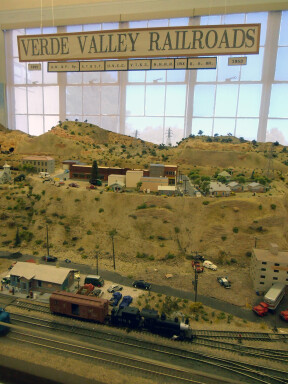 Diorama of the Verde Valley Historic Railroads