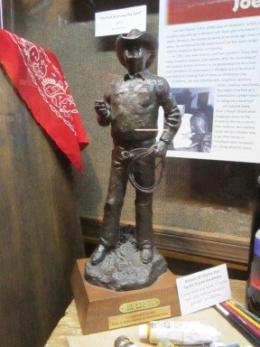 Joe Beeler sculpture now on display at the Sedona Heritage Museum.