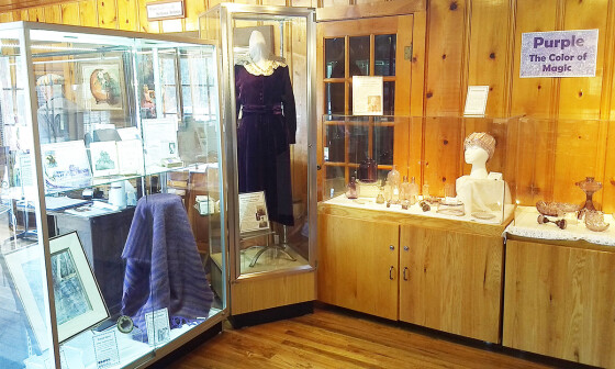 Historically, purple is associated with royalty because of its rarity in nature. The Sedona Heritage Museum found many purple ‘treasures’ in their collection.