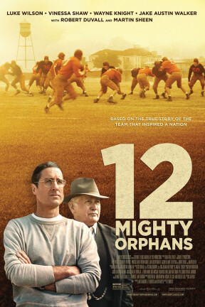 “12 Mighty Orphans” tells the true story of the Mighty Mites, the football team of a Fort Worth orphanage who, during the Great Depression, went from playing without shoes — or even a football — to playing for the Texas state championships.