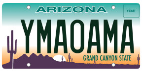 New Arizona license plates with random sequencing