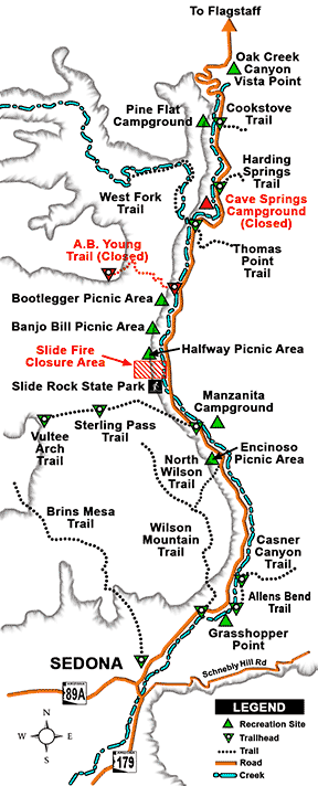 Most of Oak Creek Canyon to reopen Wednesday | Sedona.Biz - The ...