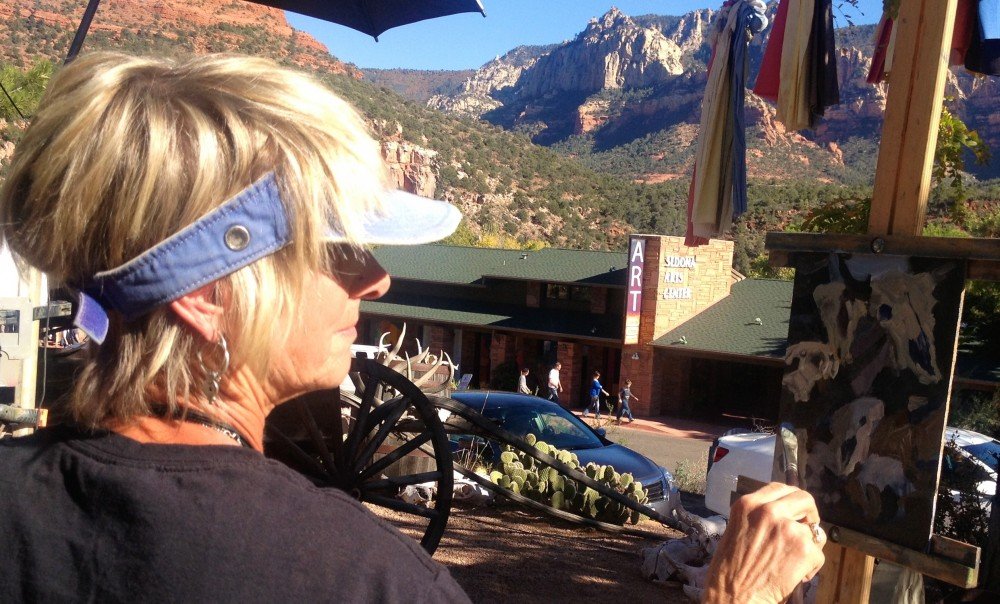 Plein Air Artists Converge On Uptown Sedona Sedona.biz