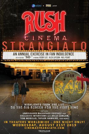 The Holy Trinity of Rock returns to the big screen on Wednesday, Aug. 21, when the first "Annual Exercise in Fan Indulgence" Cinema Strangiato brings Rush fans together in movie theatres worldwide. 
