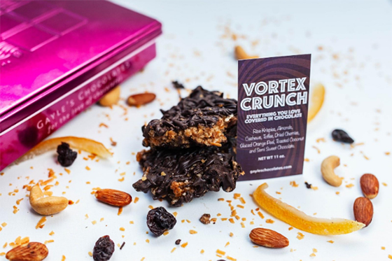 Vortex Crunch - everything you love covered in chocolate!