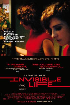 Based on Martha Batalha’s popular novel “The Invisible Life of Eurídice Gusmão”, the film won the Un Certain Regard prize at the 2019 Cannes Film Festival. “Invisible Life” is nominated for Best International Film at the 2020 Film Independent Spirit Awards and is Brazil’s official submission to the 2020 Academy Awards for Best International Film.