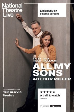 Broadcast live from The Old Vic in London, Academy Award-winner Sally Field (Steel Magnolias, Brothers & Sisters) and Bill Pullman (The Sinner, Independence Day) star in Arthur Miller’s blistering drama “All My Sons”.