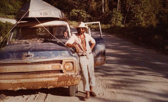 Jeffrey Lewis in the Lacandon Rain Forest, 1970s.