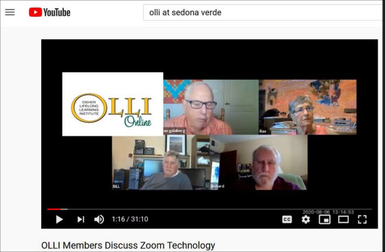 OLLI members learn Zoom