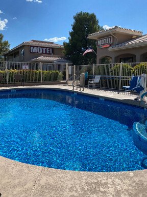 Pines Motel salt water pool