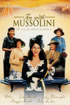 An orphaned Italian boy is raised amongst a circle of British and American women living in Mussolini's Italy before and during World War II. “Tea with Mussolini” features an award-winning, all-star ensemble cast, including Dame Maggie Smith, Dame Judi Dench, Cher, Joan Plowright and Lily Tomlin.