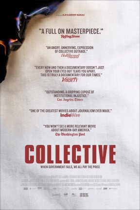 “Collective” is a gripping, real-time docu-thriller that follows a heroic team of journalists as they expose shocking corruption in the Romanian national health-care system. The film is nominated for two Academy Awards — Best Documentary Feature Film and Best International Feature Film — at this year’s Oscars.
