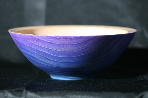 Sycamore Blue Violet Bowl by Keith Knisley