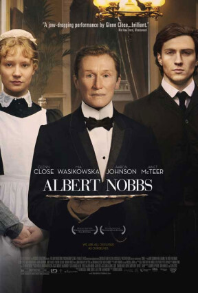 In 19th-century Ireland, painfully shy butler Albert Nobbs (Glenn Close) hides an incredible secret: He is really a she. Terrified that someone will discover her identity, Albert keeps a very low profile, until the arrival of Hubert Page (Janet McTeer) registers a sea change in Albert's life.