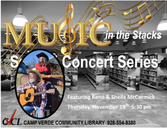 Music in the Stacks Concert Series with Reno and Sheila McCormick 20211110 MusicStacksConcertSeriesNovember2021