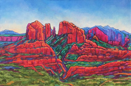 Happy New Year from Rowe Fine Art Gallery In the Cathedral by Jen Farnsworth