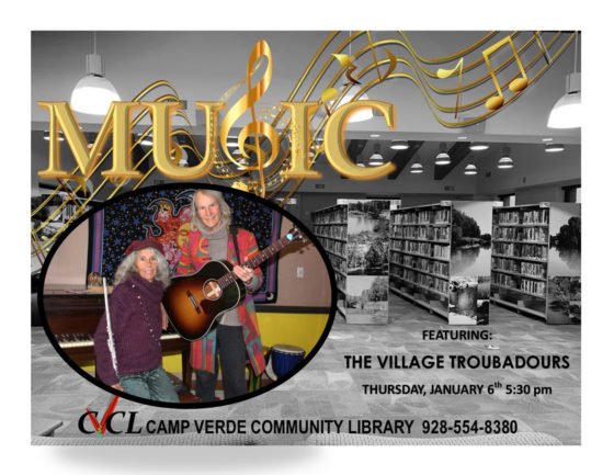 The Village Troubadours to perform at Camp Verde Community Library January 6th