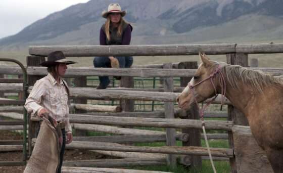 Emelie Mahdavian’s sweeping documentary “Bitterbrush” follows Hollyn Patterson and Colie Moline, range riders who are spending their last summer herding cattle in remote Idaho.