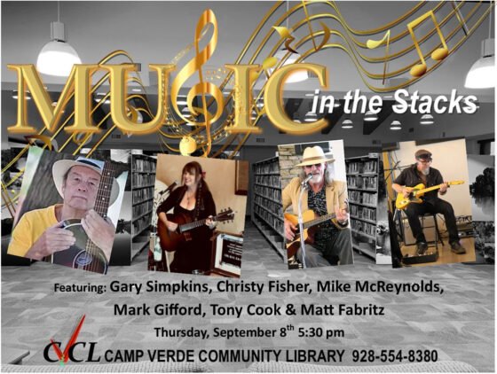 Music in the Stacks at Camp Verde Community Library 20220827 MusicStacksSept82022