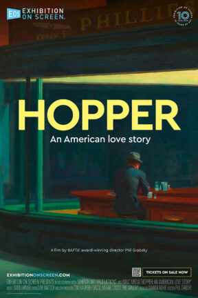 “Hopper: An American Love Story” takes a deep look into Edward Hopper’s art, his life, and his relationships. From his early career as an illustrator; his wife giving up her own promising art career to be his manager; his critical and commercial acclaim; and in his own words – this film explores the enigmatic personality behind the brush.