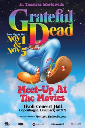 The Grateful Dead return to cinemas worldwide for the 2022 Meet-Up At The Movies. This year we’re celebrating the 50th Anniversary of the legendary Europe ‘72 Album, by bringing the previously unreleased Tivoli Concert Hall 1972 performance to the big screen.