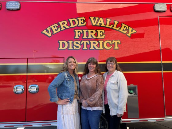 From left to right: Ashley Hammond, Lisa Elliott, Linda Peterson