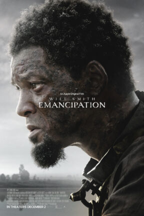 "Emancipation" tells the triumphant story of Peter (Will Smith), a man who escapes from slavery, relying on his wits, unwavering faith and deep love for his family to evade cold-blooded hunters and the unforgiving swamps of Louisiana on his quest for freedom.