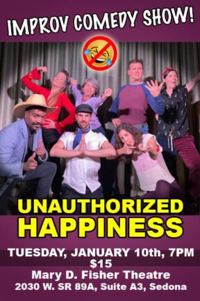 Ring in the new year celebrating 2023 with some laughter! Happiness and laughs are meant to be shared, together! The seven-person team of friends — Unauthorized Happiness — is on a mission to create memorable experiences for everyone!
