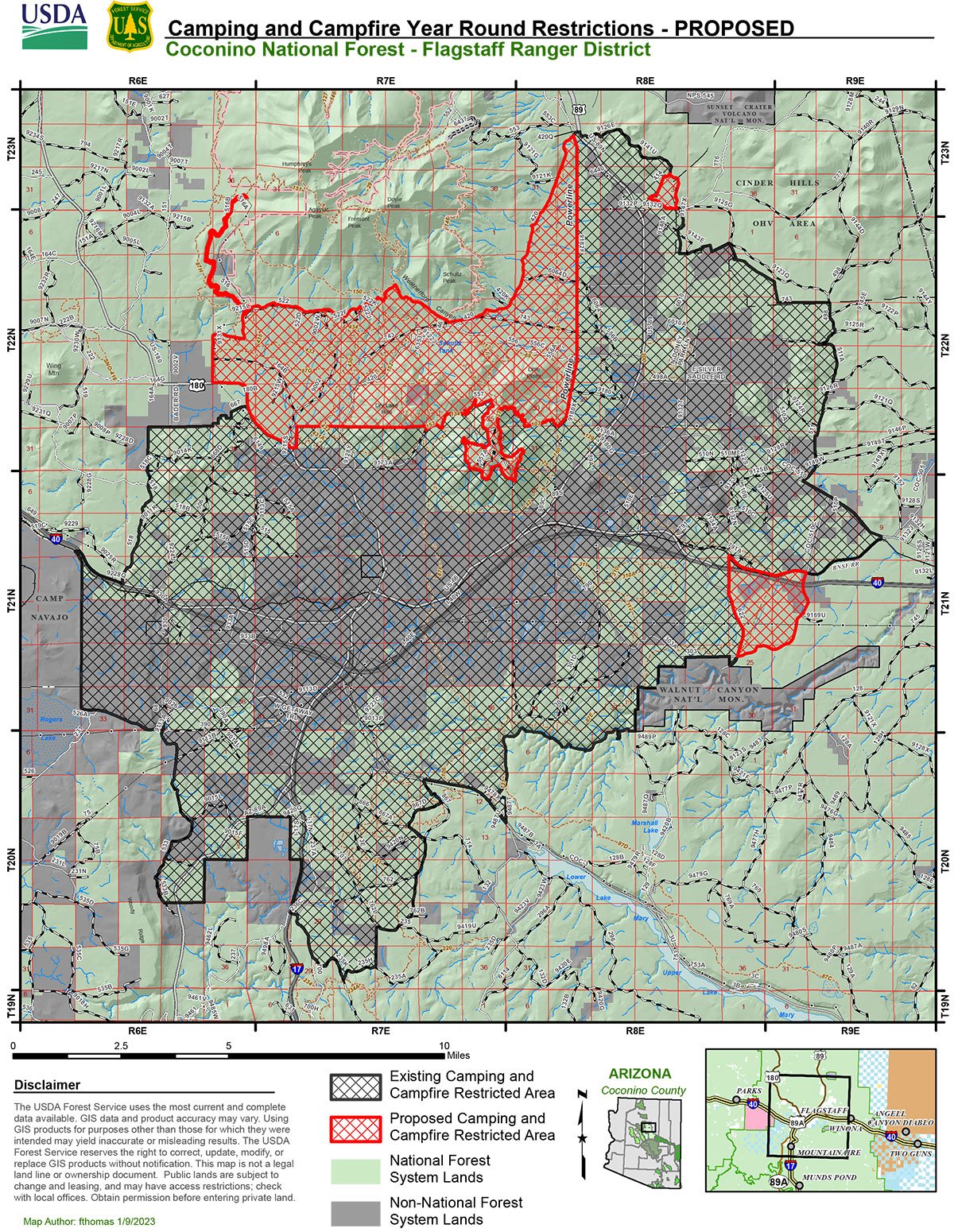 Coconino NF considering changes to fire restrictions