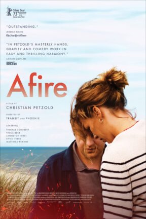 A seaside vacation takes an unexpected turn when Leon and Felix show up at Felix's family's holiday home to discover Nadja, a mysterious woman, already there. As an ever-encroaching forest fire threatens their well-being, relationships are tested and romances are kindled in Christian Petzold’s Silver Bear Grand Jury Prize-winning latest.