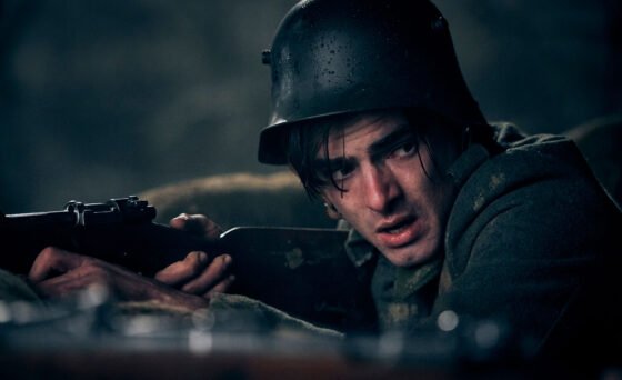 “All Quiet on the Western Front” tells the gripping story of a young German soldier on the Western Front of World War I. The film is nominated for nine Academy Awards including Best Picture and Best International Feature Film.