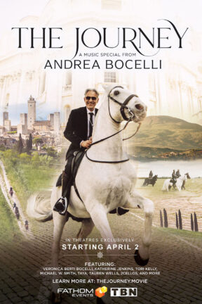 Combining world-class musical performances with intimate conversations across the awe-inspiring Italian countryside, “The Journey: A Music Special from Andrea Bocelli” is an exploration of the moments that define us, the songs that inspire us, and the relationships that connect us to what matters most.