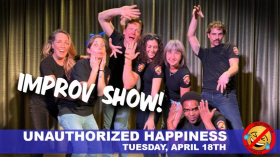 Unauthorized Happiness Team members include Bekah Hinds, Chuck Tyler, Alissa Tyler, Jonathan Bonner, Carlo Habash, Allyraa Creevay and Angie Arndt.