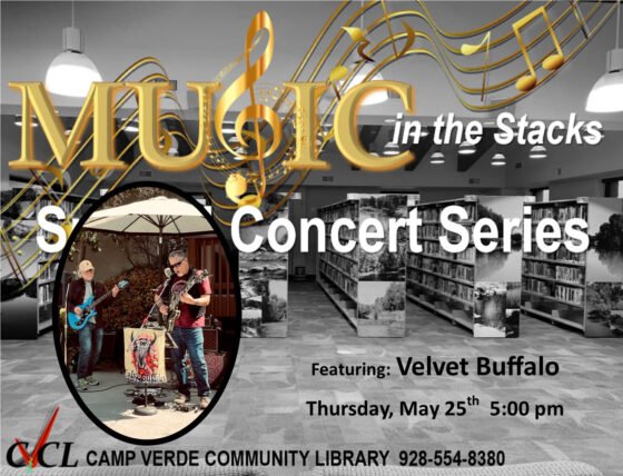 Music in the Stacks Concert Series featuring Velvet Buffalo 20230515 MusicStacksConcertSeries May2023