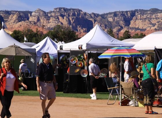32nd Annual Sedona Arts Festival Showcases Over 100 Juried Artists 20230601 SedonaartsFestivalRedRockBackdrop
