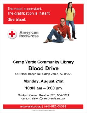 20230721 Red Cross Blood Drive Poster