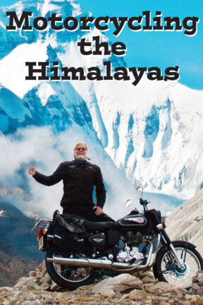 Experience the adventure of a lifetime, motorcycling the majestic Himalayas, Kathmandu to Lhasa — riding 1200 miles of rugged terrain, sleeping in the world’s highest monastery at the base of Mt. Everest with “Motorcycling the Himalayas” presented by Kozmo “Koz” Mraz.