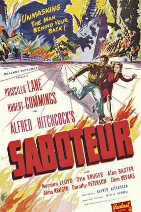 Factory worker Barry Kane (Robert Cummings) is wrongfully accused of setting a deadly fire at an airplane plant in an apparent act of sabotage. Kane believes that the fire was set by another worker (Norman Lloyd), and he travels across the country to find the mysterious saboteur.