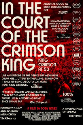 What began as a straightforward documentary about the cult rock band King Crimson as it turned 50, mutated into an exploration of time, death, family, and the transcendent power of music to change lives.