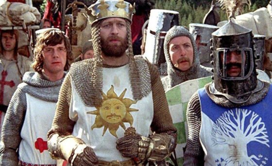 Film Fest presents ‘Monty Python and the Holy Grail 48½ Anniversary’ Dec. 3 and 6 “Monty Python and the Holy Grail” is a 1975 British comedy film written and performed by Monty Python (Graham Chapman, John Cleese, Terry Gilliam, Eric Idle, Terry Jones, and Michael Palin) and directed by Gilliam and Jones in their feature directorial debuts. The film parodies the legend of King Arthur’s quest for the Holy Grail.