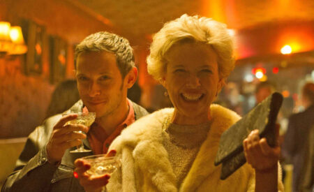 Based on Peter Turner’s memoir, “Film Stars Don’t Die in Liverpool” follows the playful but passionate relationship between Turner (Jamie Bell) and the eccentric Academy Award-winning actress Gloria Grahame (Annette Bening) in 1978 Liverpool.